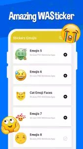 Наклейки Emojis WAStickerApps