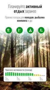 Прозрачные часы и погода