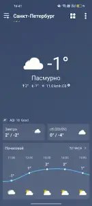 Погода — точный прогноз погоды