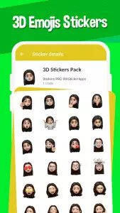 Наклейки Emojis WAStickerApps
