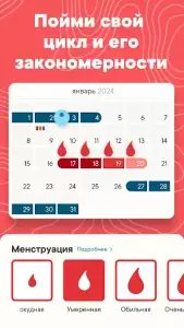 Clue - календарь месячных