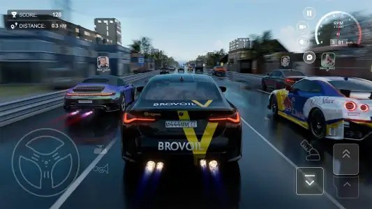 Шашки по городу на машинах