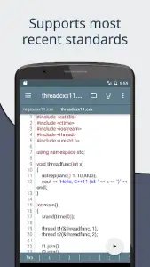 Cxxdroid — C/C++ компилятор IDE