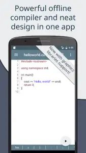 Cxxdroid — C/C++ компилятор IDE