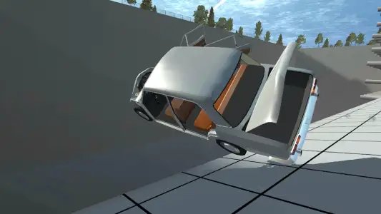 Simple Car Crash Physics Simulator