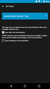 Official TWRP App Recovery